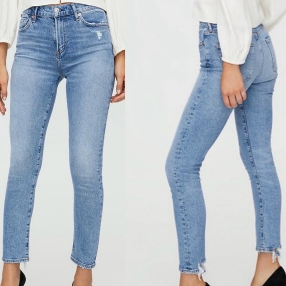 Citizens Of Humanity Premium Vintage Harlow Ankle Mid Rise Slim Jeans Size 25 - Picture 2 of 15